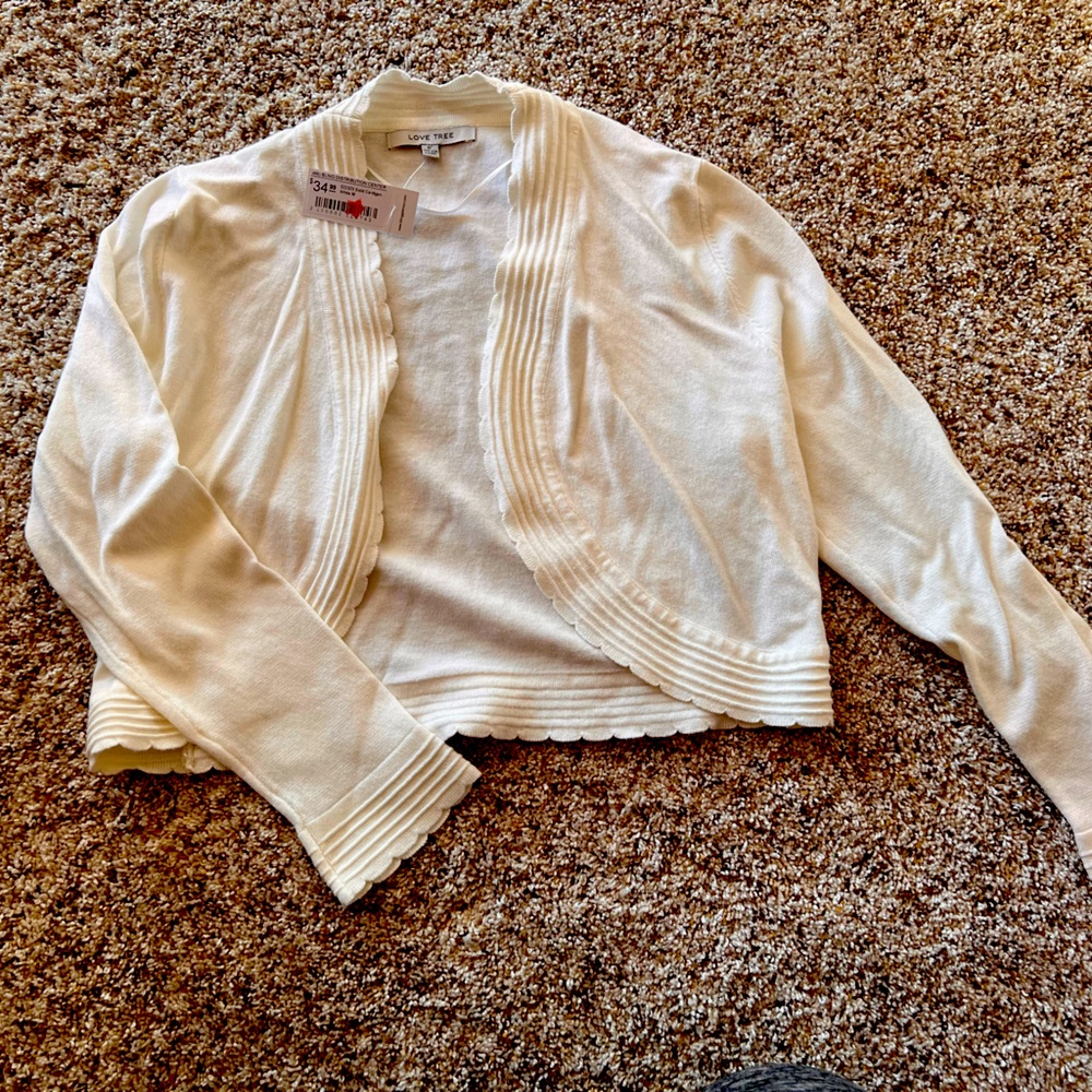 Love Tree crop sweater